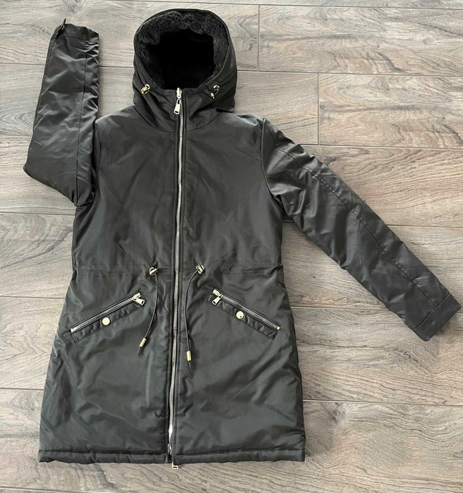 TANIO ! Jak nowa! Dziewczęca kurtka zimowa parka 158/164