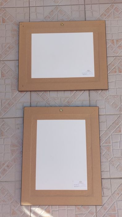 Coleção de 4 quadros bordados em ponto cruz 2019
Coleção de 4 Quadros