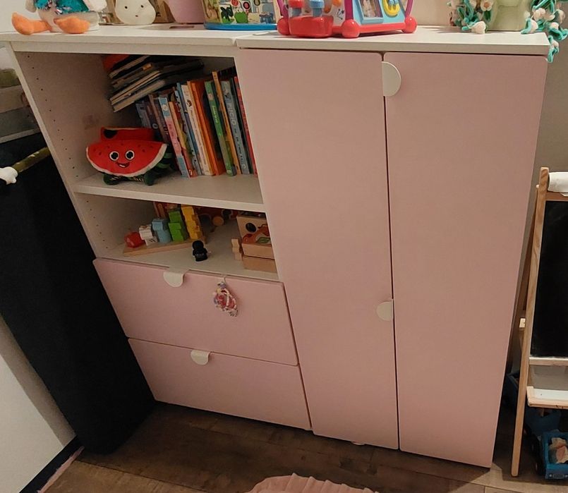 Meble smastad ikea różowe fronty