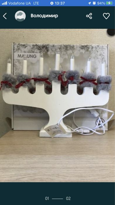 Свічки декор