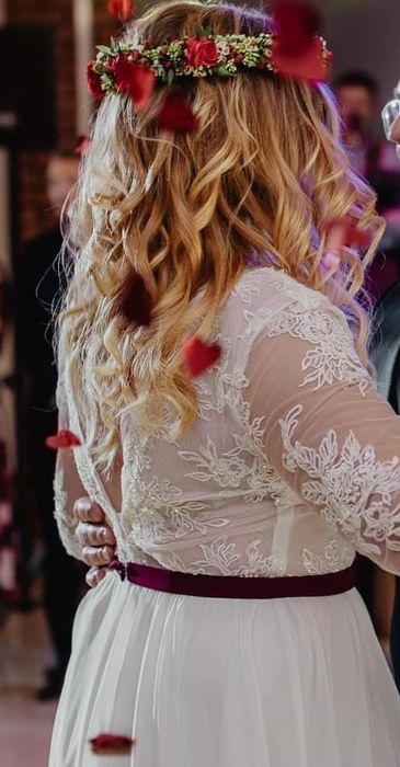 Suknia ślubna boho style stan idealny