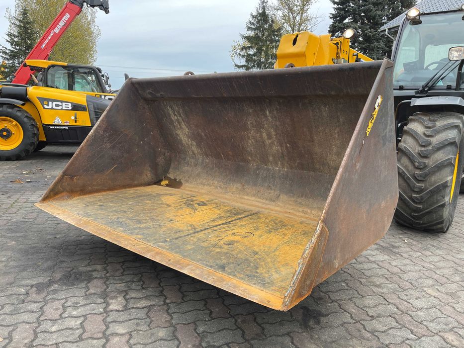 Łyżka oryginalna JCB 2.40 Szeroka Q-FIT Bardzo mocna solidna 2.5 m3 Zbożowa objętościowa pojemnościowa Spora szufla do zboża trocin ORYGINAŁ OKAZJA!