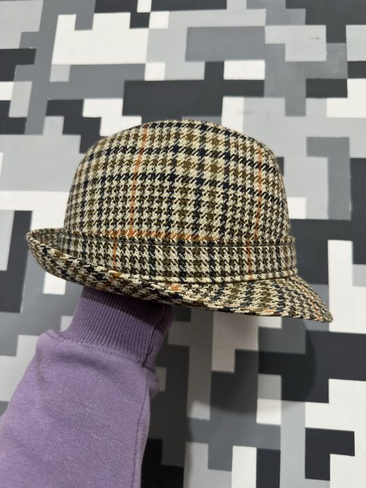 Kapelusz Christy's London Line Durham Wełna Tweed Vintage