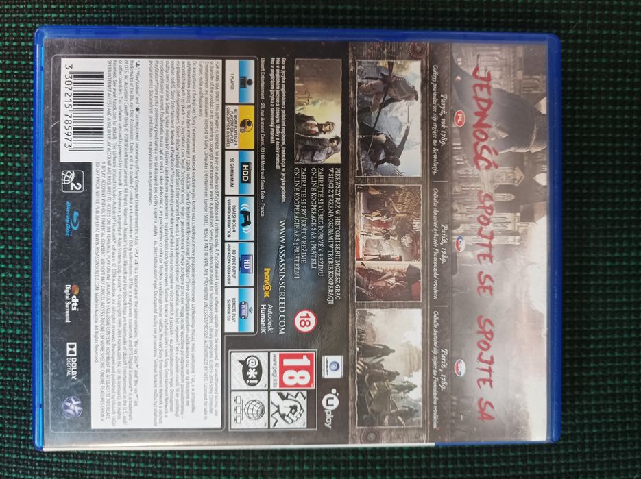 Gra assassin's creed unity ps4 pl ps5