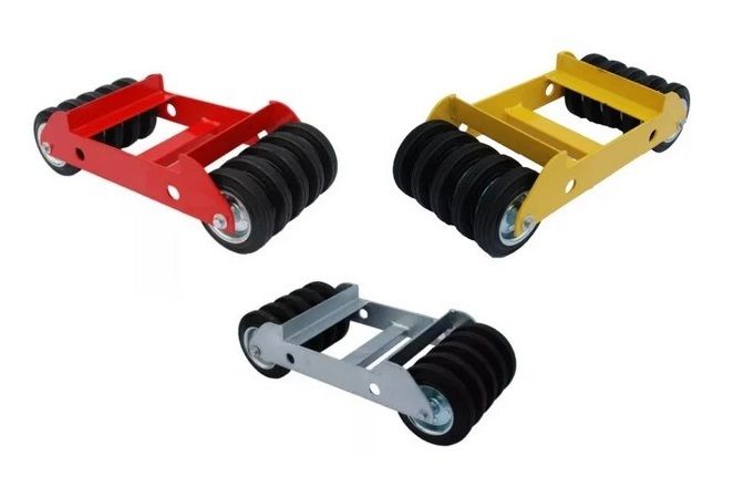 Rolki transportowe pod urwane koło pomoc drogowa laweta 16cm 1500kg