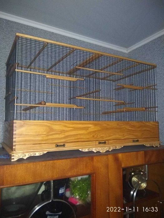 клетки из дерева для диких птиц амадин канареек