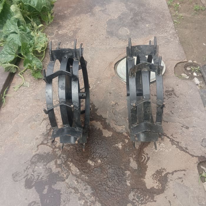 Грунтозацепи на мотоблок чорні 2 шт