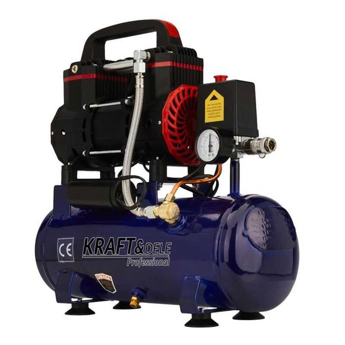 Kompresor bezolejowy mała sprężarka powietrza 9L 1200W 155L/MIN KRAFT
