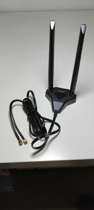 Dwuzakresowa antena WiFi 2,4 GHz 5 GHz RP-SMA - kabel 2 m