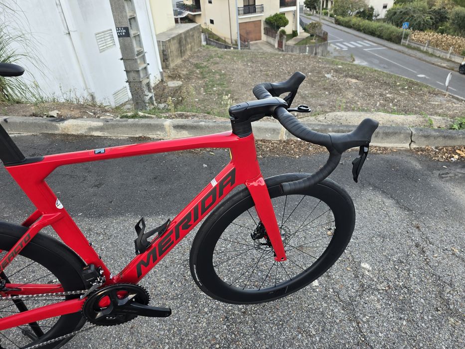 Merida reacto 6000 nova rodas carbono e di2
