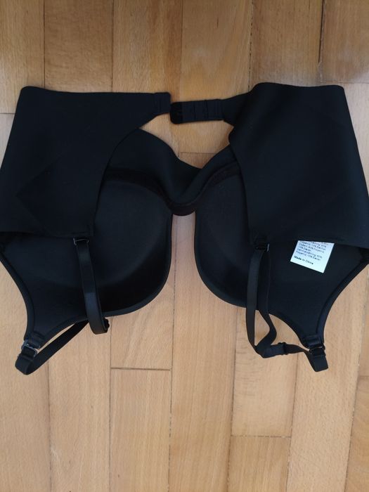Soutien Preto Push-Up com aros tiras amovíveis XL