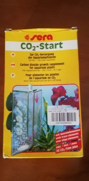 Doseador de CO2 para aquários de 60lts a 120lts.