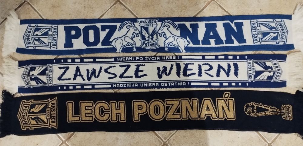 Szale Lech Poznań Kolejorz szaliki