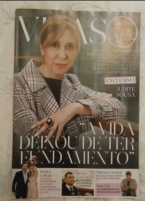 4 revistas diversas de Judite de Sousa