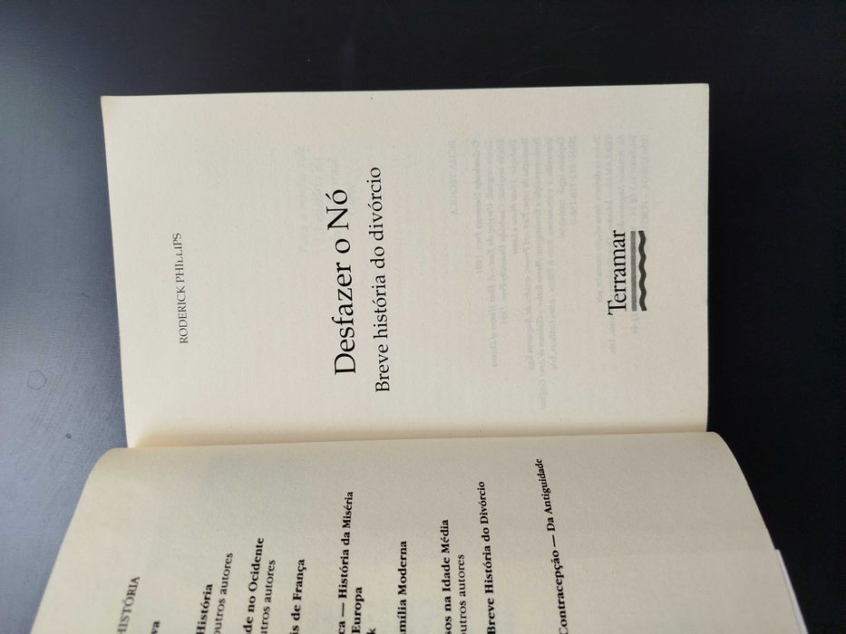 Desfazer o Nó, Breve História do Divórcio - Roderick Phillips