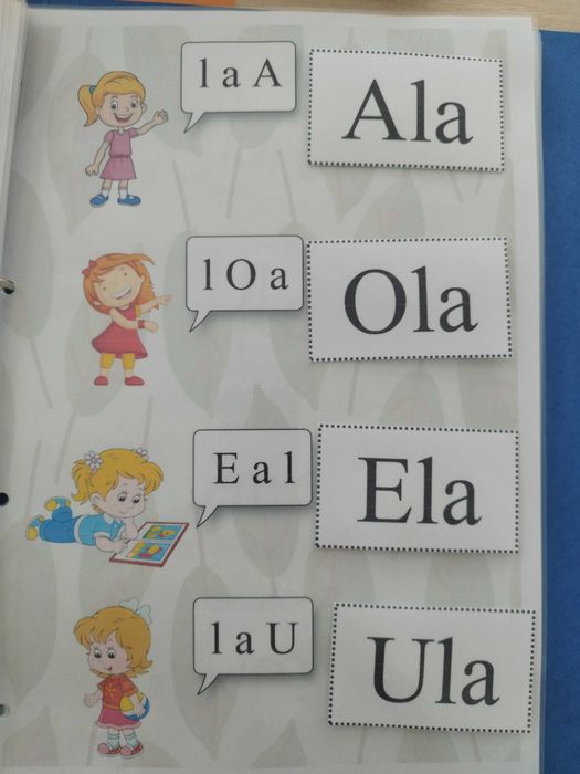 Uczę się czytać, segregator