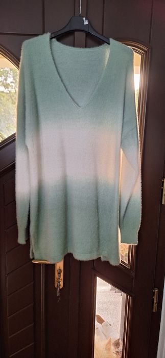 Sweter damski wielokolorowy