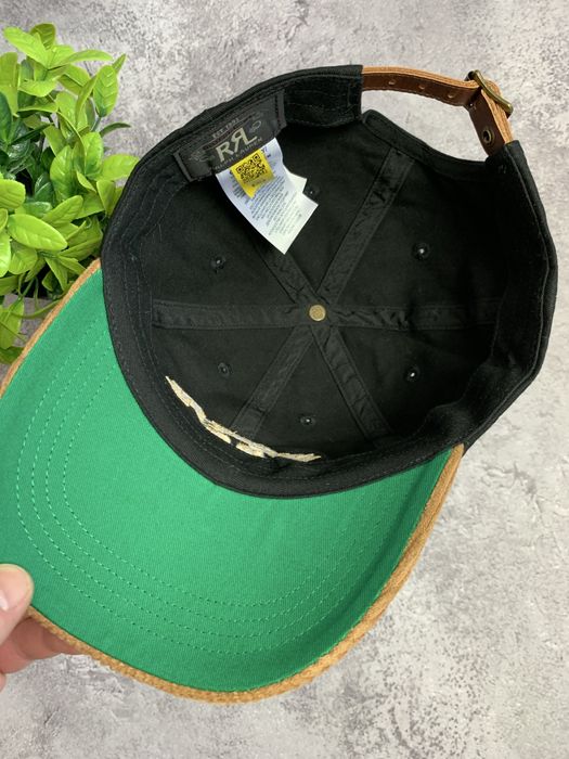 Кепка Ralph Lauren Double RL RRL з шкіряним ремінцем картуз