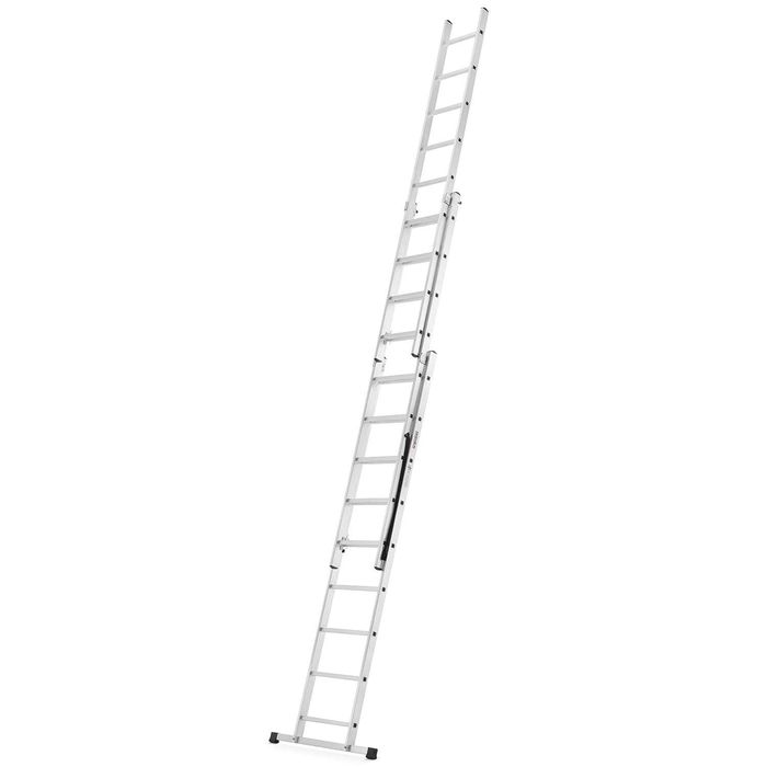 Drabina aluminiowa z opcją na schody 3x9 HIGHER 5,06m Hobby 150kg