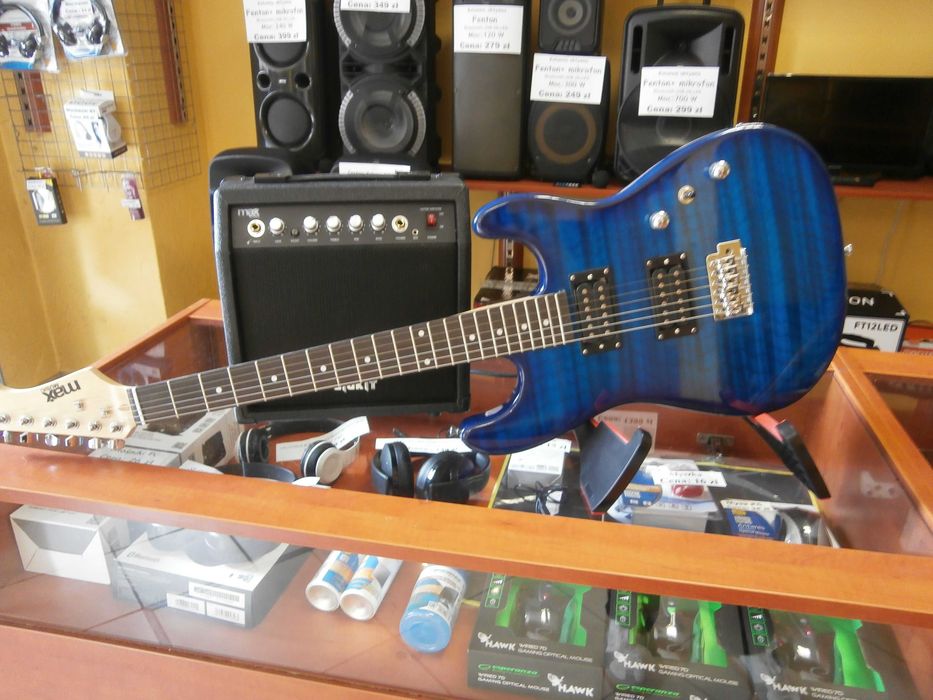 Zestaw Gitarowy MAX Gigkit Dark Blue