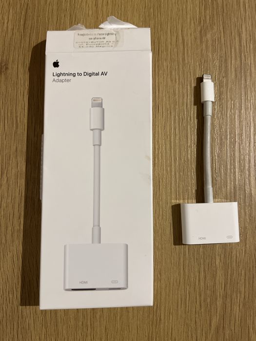 Oryginalny adapter Apple Lightning to Digital AV (HDMI) | Pudełko PL