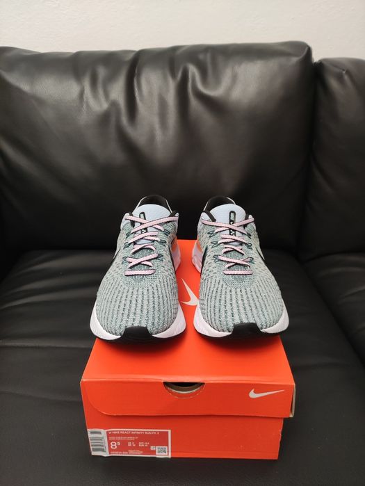 Оригінальні кросівки Nike React Infinity Run Flyknit 3 Turkusowo