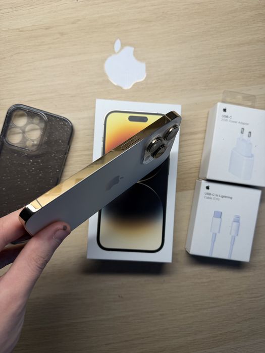iPhone 14 Pro 128gb zloty bateria 100% komplet