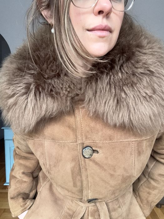 100% Kożuch naturalny - Genuine Sheepskin made in England