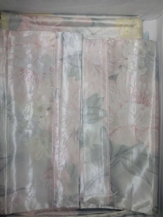 LENÇÓIS EM CETIM e almofadas - Tamanho de Casal - Novos