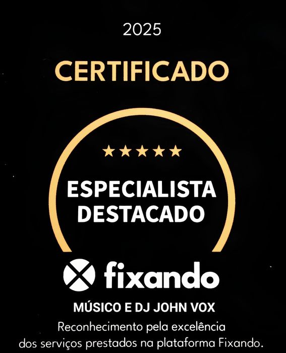 Serviços de Música ao Vivo, Karaoke, DJ e Fogo de Artifício