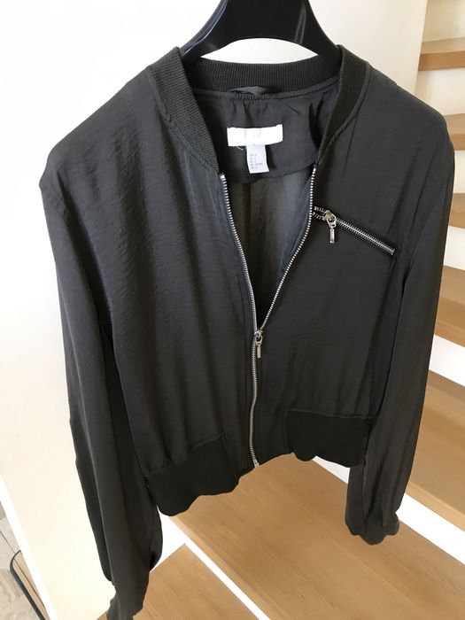 H&M Lekka kurtka bomberka khaki 36