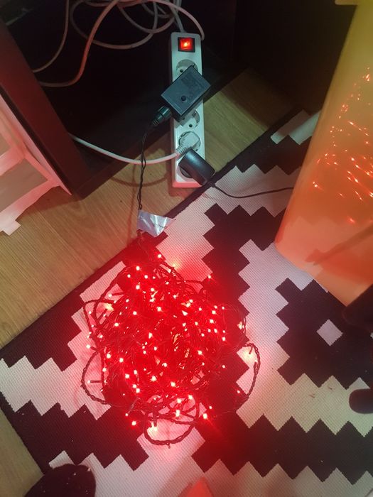 Luzes pinheiro natal