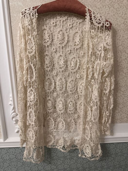Кардиган, кофта, кружевна накидка