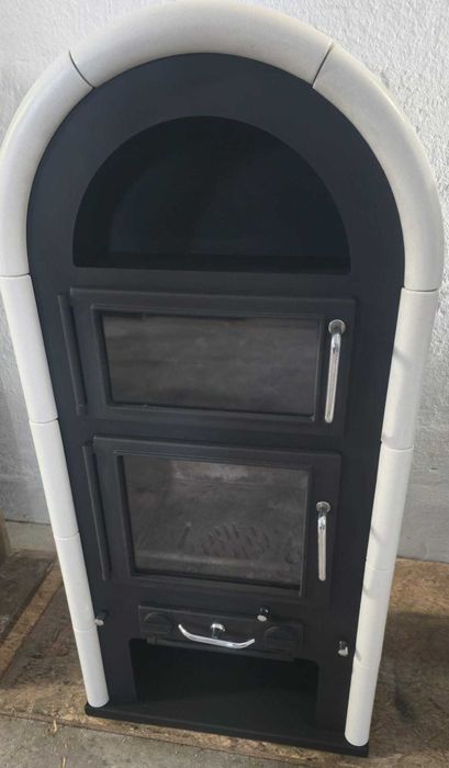 Piec kaflowy kominkowy / kominek kaflowy – solidny, używany