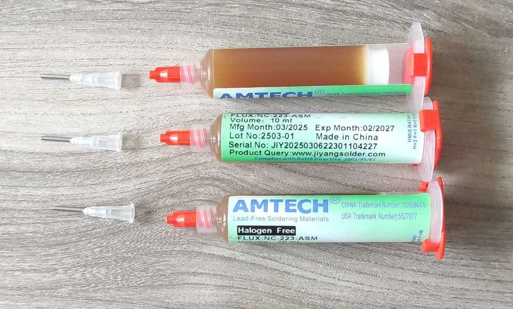 Topnik flux AMTECH NC-223-ASM opakowanie 10g 1szt + igła