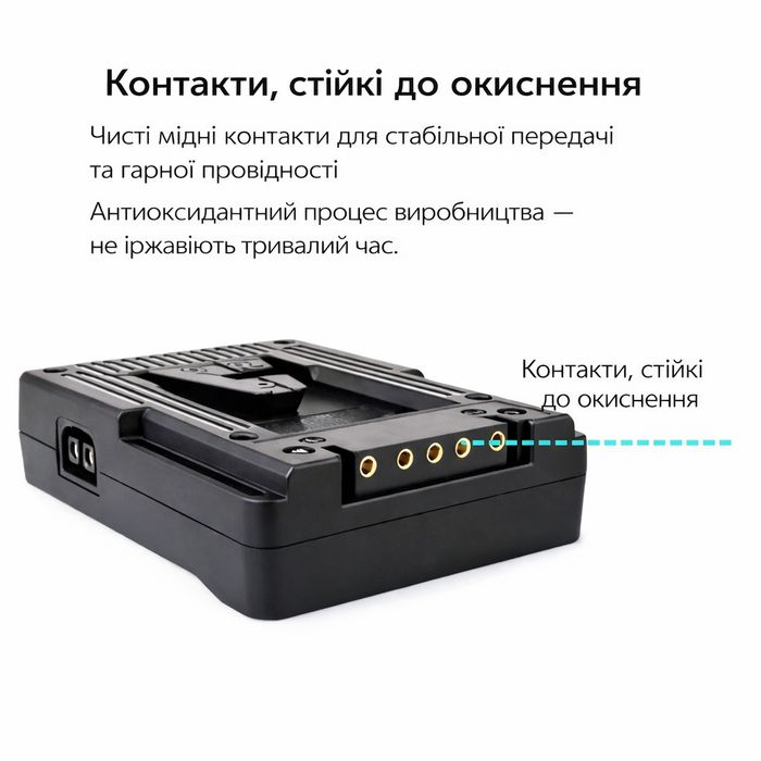 Комплект батарея NP-F → V-Mount + 2× NP-F750 | Краще ніж SmallRig 50Wh
