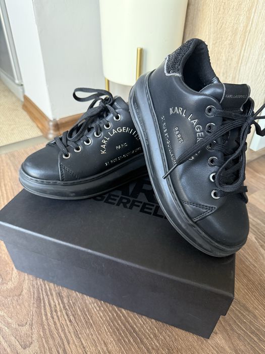 Buty Karl Lagerfeld czarne sneakersy