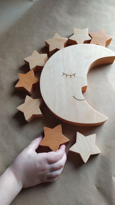 Балансир гра з дерева ручної роботи майстерні Еколенд