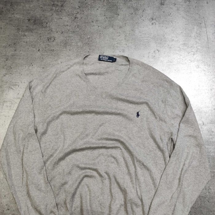 MĘSKI Sweter Elegancki PREMIUM Bawełna Małe Logo Haft Ralph Lauren