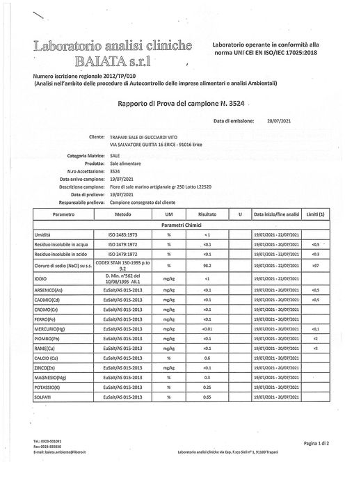 Sól Morska Włoska Trapani 1kg - Drobna, Celtycka rezerwat na Sycylii