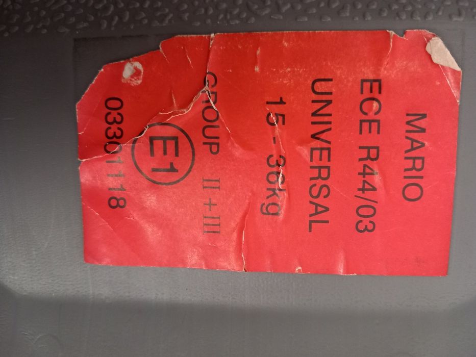 Banco de carro para criança