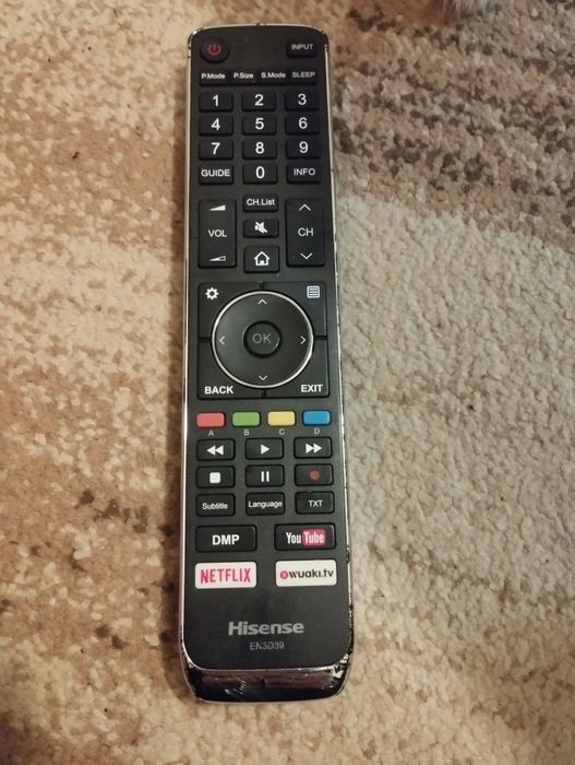 Oryginalny pilot do tv Hisense używany