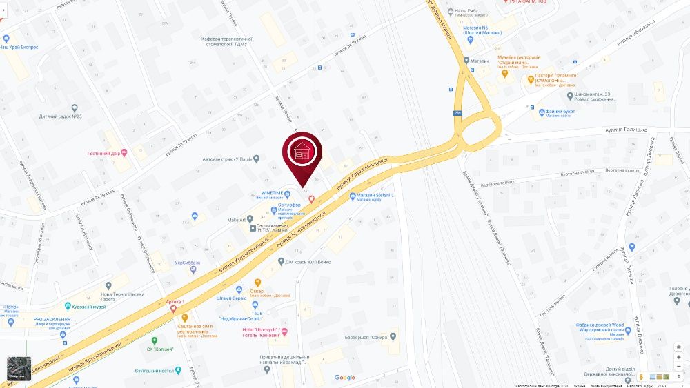 ЦЕНТР 2-кім квартира. вул Крушельницької + Звітні документи