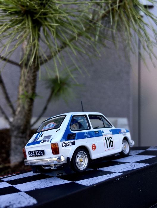 FIAT 126P rajdowy-auta PRL,model,rally cars,autka,kolekcja