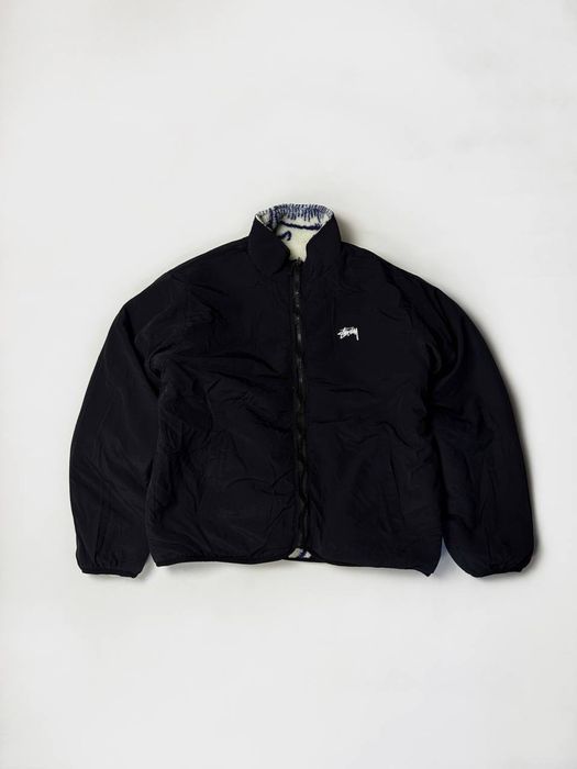 Двусторонняя флисовая куртка Stussy из шерпы Dragon