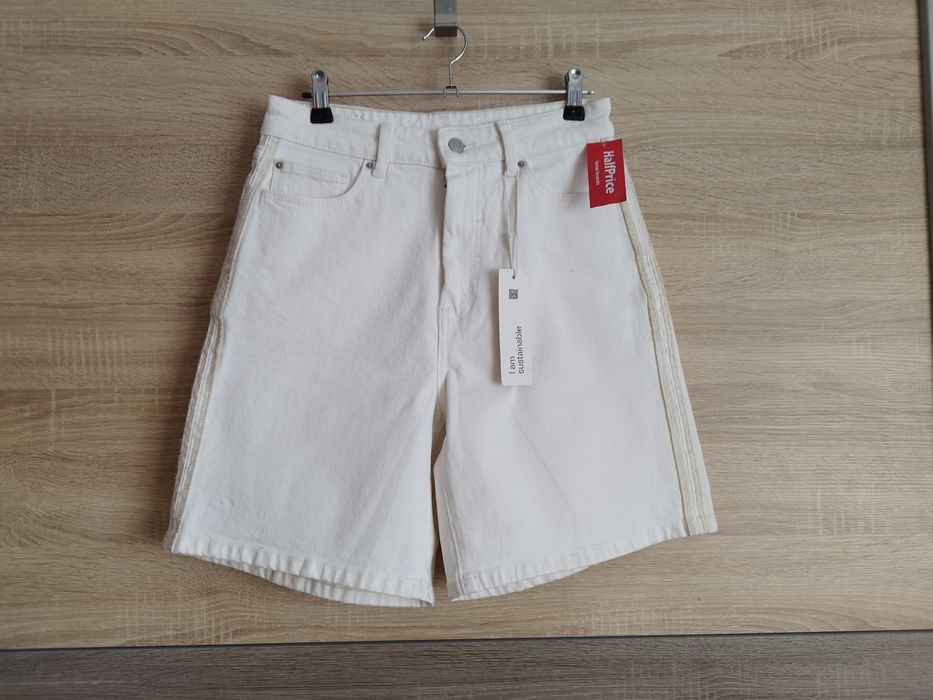Spodenki bermudy jeansy Half Price XS