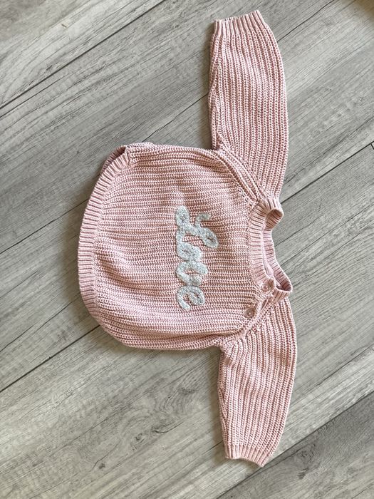 Sweterek 62 niemowlęcy love primark