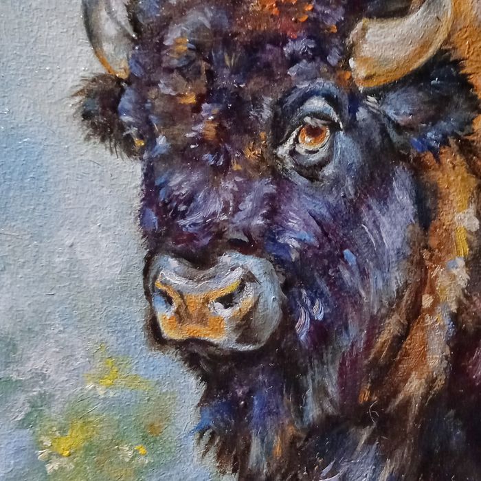 Картина/миниатюра маслом на двп