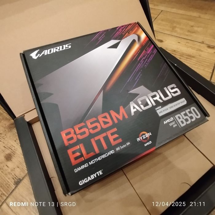 Ryzen 7 5700X + B550M Aorus Elite + Kingston Fury DDR4 32 ГБ