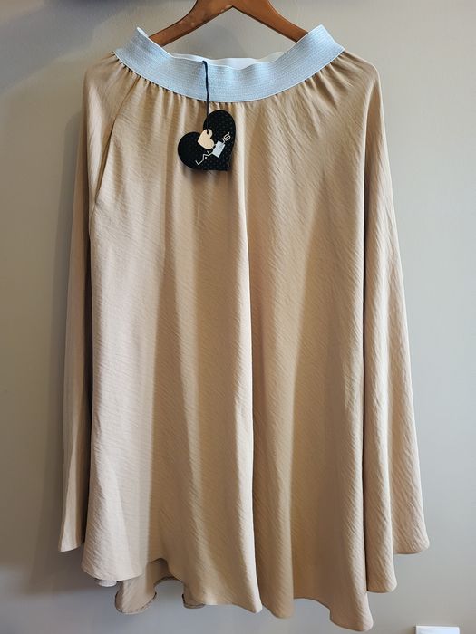 Spódnica długa na gumce z kieszeniami, rozmiar XL